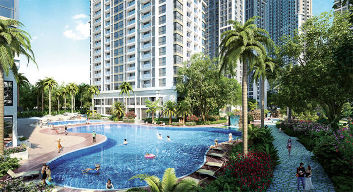 Bể bơi tại Grand Sapphire