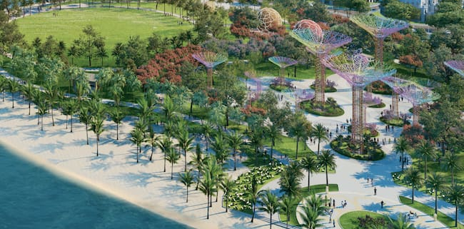Đại công viên ven hồ rộng 36ha tại dự án Vinhomes Grand Park Q9